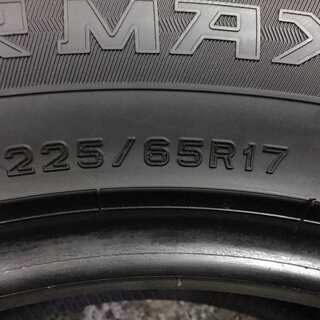 DUNLOP WINTER MAXX SJ8 225/65R17 17インチ スタッドレス 4本 2015年製 バリ溝 CX-5 エクストレイル ハリアー等　(VTA92) クレジットカード QR決済可能