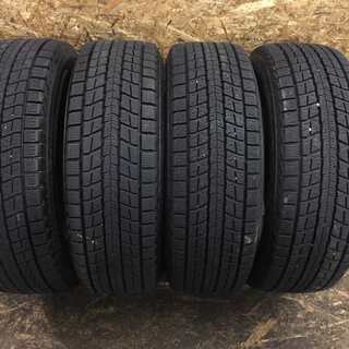 DUNLOP WINTER MAXX SJ8 225/65R17 17インチ スタッドレス 4本 2015年製 バリ溝 レクサス NX CX-5 ハリアー等　(VTM93) クレジットカード QR決済可能