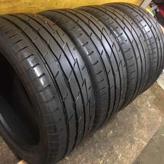 BS POTENZA Adrenalin RE003 225/45R17 17インチ 夏タイヤ 4本 2015年製 バリ溝 レクサス IS ベンツ Aクラス Cクラス等　(TG244) クレジットカード QR決済可能