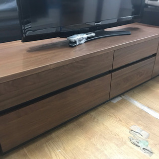 テレビボード テレビ台 W140 ブラウン 中古