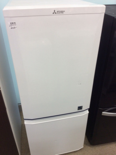 2ドア冷蔵庫 MITSUBISHI MR-P15EY-KB 2015年製