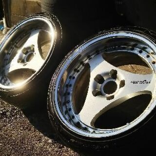 タイヤ、ホイール 希少❗アドバンOni❗17インチ9jj2本❗