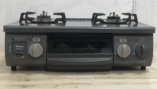 リンナイ 都市ガス用ガスコンロ KGM563DGL - ガステーブル 