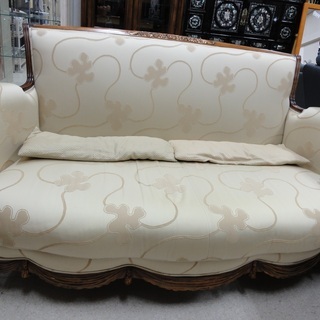 IDC 大塚家具 Medea  2人掛けソファ ゴールド イタリア製【ユーズドユーズ名古屋天白店】