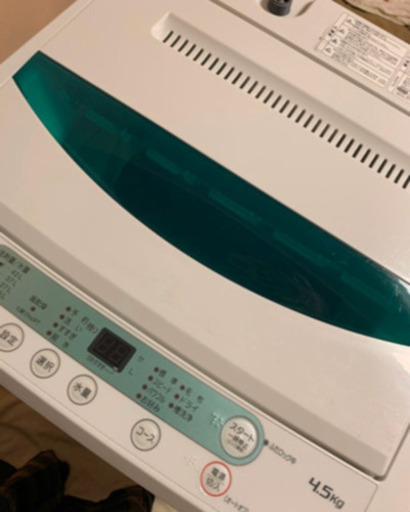 洗濯機　4.5kg ヤマダセレクト  YWM-T45G1 美品