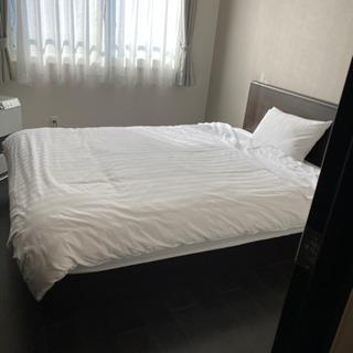 限定4台。激綺麗ダブルベッド　フランスベッド　市内配送無料