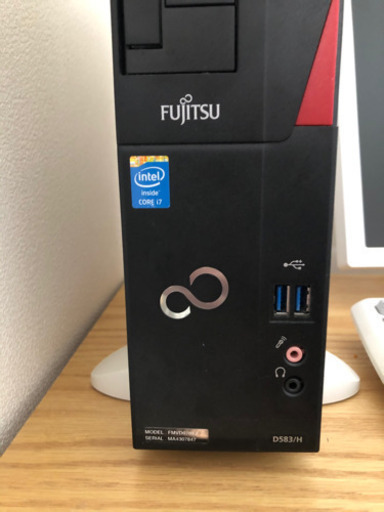 デスクトップ パソコンセット widows10pro 最新 Core i7