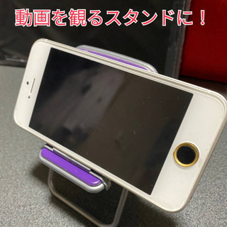 【未使用品】スマホスタンドにもなるミニチュアパイプ椅子　4色セット