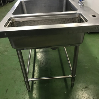 業務用二槽シンク　幅1200x奥行600x高さ843 業務用二槽シンク 幅1200x奥行600x高さ843