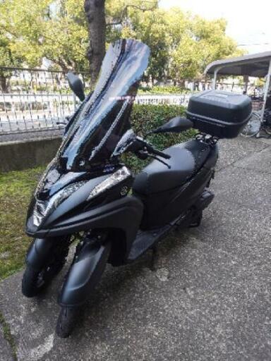 トリシティ155 自賠責2年半 スクリーン リアボックス バイクカバー付 かずなり 住道のバイクの中古あげます 譲ります ジモティーで不用品の処分
