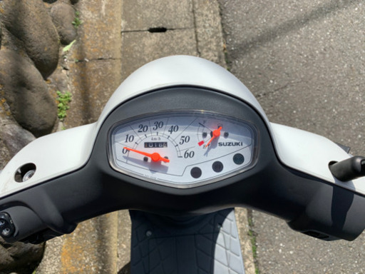 スズキ レッツ4 50 cc 原付 スクーター 4スト 実動 書類 鍵あり