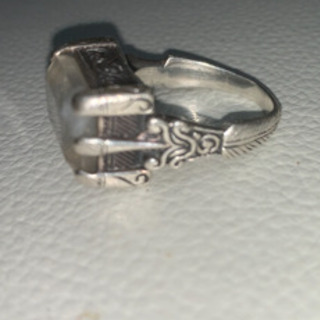 ソカロ 本物ムーンストーン シルバー925 リング メンズ 21号