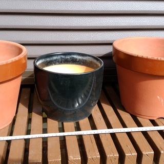 無料　植木鉢　陶器　3個セット