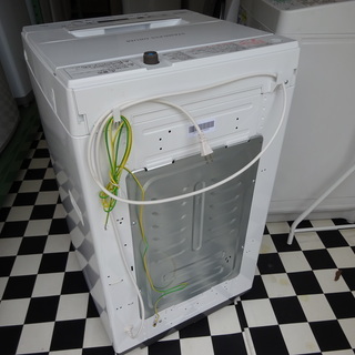 【リサイクルショップ八光　田上店　安心の3か月保証　旧鹿児島市配達・設置無料】東芝 TOSHIBA AW-45M7（W） [全自動洗濯機 4.5kg ピュアホワイト]  2019年製 