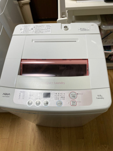 No.101 AQUA 6kg洗濯機　2014年製