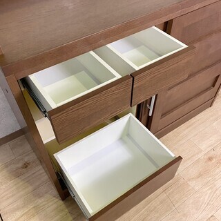 3*7 モリタインテリア 大川家具 食器棚 キッチンボード レンジボード 