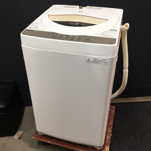 中古☆TOSHIBA 洗濯機 2016年製 5.0K
