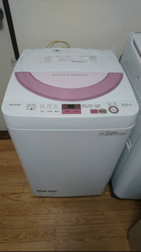 No.102 SHARP 6kg洗濯機　2017年製
