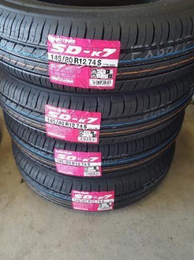 トーヨー タイヤ 145/80R12 sd-k7 ノーマルタイヤ