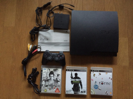 【中古】プレステ3+トルネ+ソフト2点