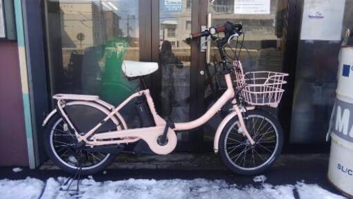 終了　ブリヂストン　ビッケ2電動自転車　バッテリー２個付き　整備済み。