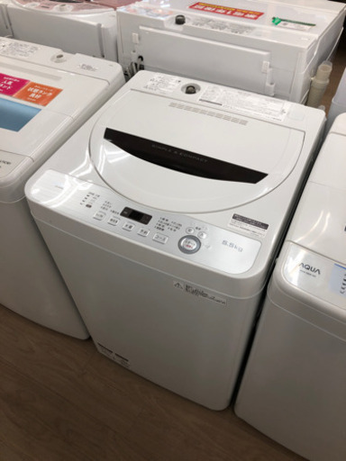 【12ヶ月安心保証付き】　SHARP 全自動洗濯機　2017年製