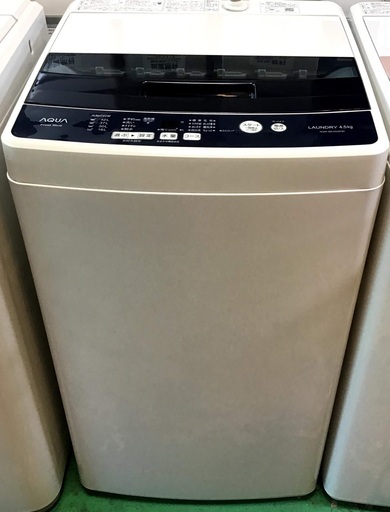 【送料無料・設置無料サービス有り】洗濯機 2018年製 AQUA  AQW-BK45G 中古