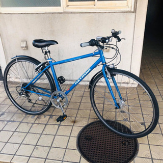 青い自転車