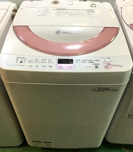 【送料無料・設置無料サービス有り】洗濯機 2014年製 SHARP ES-GE640Ｎ-Ｐ中古