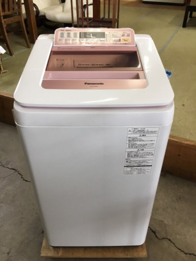 全自動洗濯機　Panasonic（パナソニック）　ピンク　7.0kg 2015年製