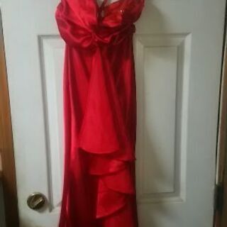 キャバドレス　赤　サイズ　フリー 