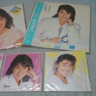 新田恵理利  LP、シングル 5枚セット