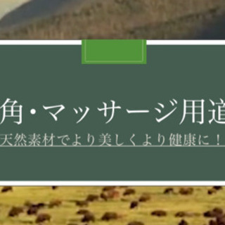 丸い櫛❣️牛の角素材マッサージ道具🐃