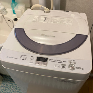 SHARP 全自動洗濯機 5.5kg ES-GE55N 2013年製