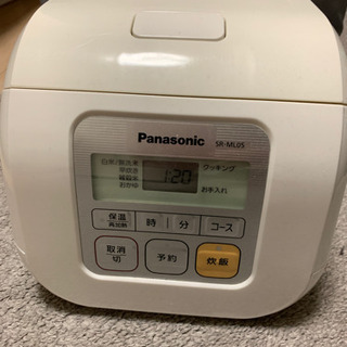 炊飯器　Panasonic 3合炊きSR-ML05