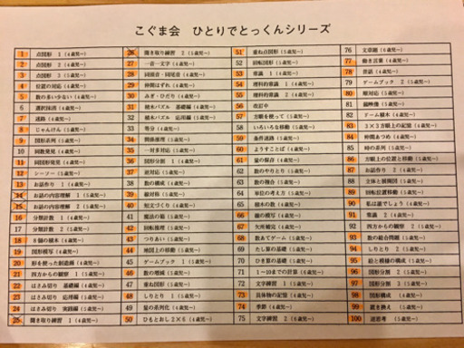 お買い得！こぐま会　ひとりでとっくん　68冊 お買い得！こぐま会 ひとりでとっくん 68冊 本