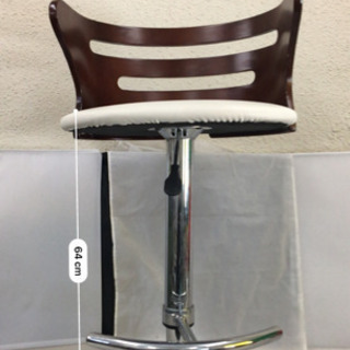 カウンターチェア　椅子　チェア　高さ約64〜80cm 全体的にク...