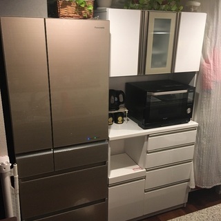 カップボード家電収納奥行43cm幅90