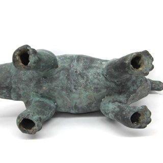 砂型鋳造の恐竜の置物 ブロンズ 鋳物 ダイナソー ペイペイ対応 札幌市