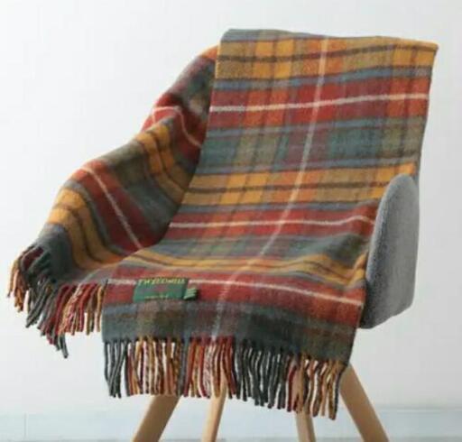 新品 正規品 ツイードミル ウール ニーラグ アンティークブキャナン ブランケット ストール Knee Rug Tweed Millイギリ 雪月花 葛飾の服 ファッションの中古 古着あげます 譲ります ジモティーで不用品の処分