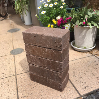レンガ　茶色　（暗め）　在庫50個