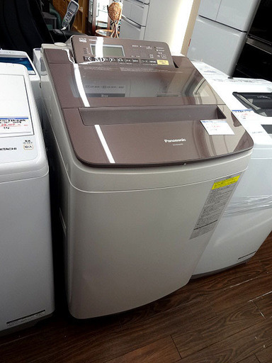 札幌 引き取り パナソニック 10kg 大容量 洗濯機 2017年製 NA-FW105KS 泡洗浄