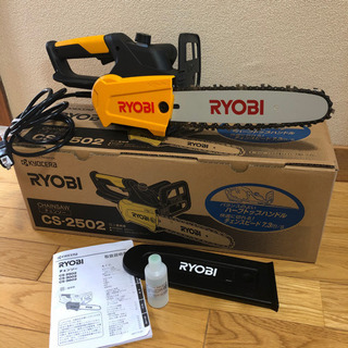 【商談中】美品 RYOBI 電動チェーンソー　2019年製