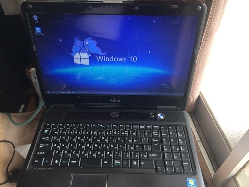 直に使用出来ます。富士通 AH30/C Celeron 2.30GHz/4GB/320GB Windows10Hom64bt搭載テンキー付き