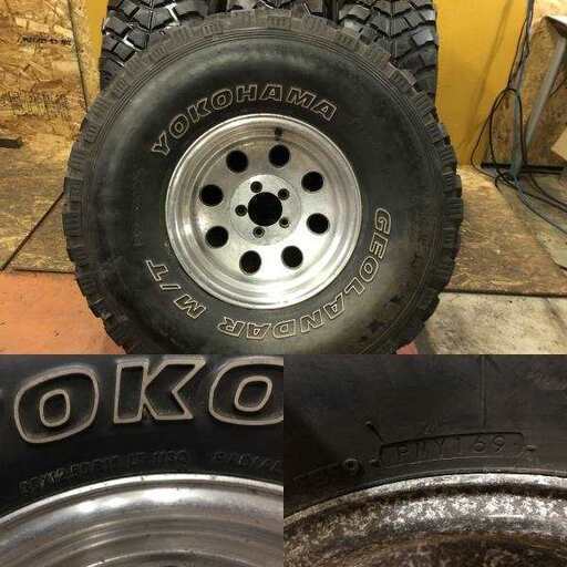 YOKOHAMA GEOLANDAR M/T 35X12.50R15 LT】夏タイヤ 4本【ミッキー 
