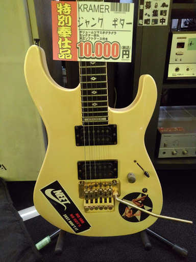 【店舗同時販売中】KRAMER　クレイマー　ジャンクギター　ケース付き