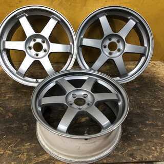 RAYS レイズ VOLK Racing TE37 社外ホイール 18インチ 3本 7.5