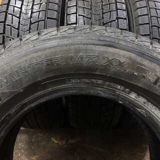 DUNLOP WINTER MAXX SJ8 265/65R17 17インチ スタッドレス 4本 2015年製 バリ溝 ハイラックスサーフ プラド等 (VTX47) クレジットカード QR決済可能