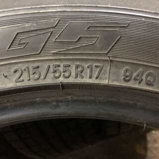 TOYO GARIT G5 215/55R17 17インチ スタッドレス 4本 2015年製 バリ溝 