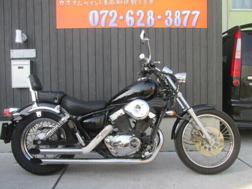 ★9万円！ビラーゴ250　マフラーカスタム　3ＤＭ　セル1　実動車★ヤマハ　ビラーゴ